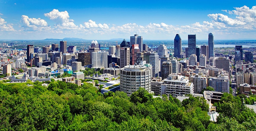 Image showing Montreal skyline